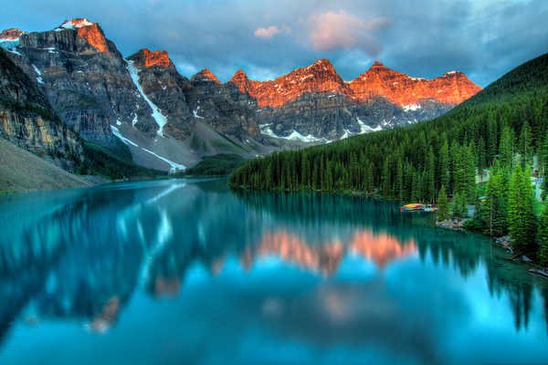 poster pemandangan alam gunung Canada Mountains Scenery 1Z