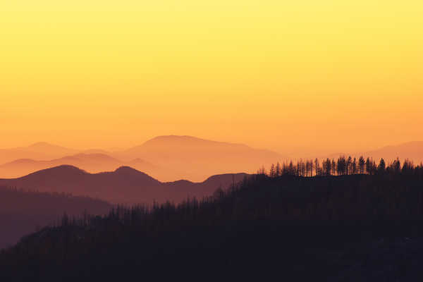 poster pemandangan alam gunung sunset landscape mountains hd WPS