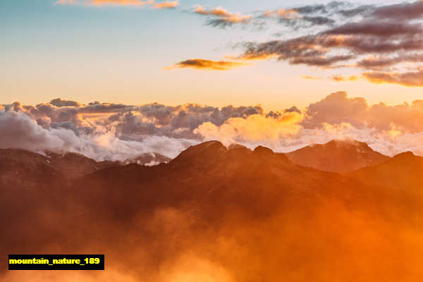 Poster Pemandangan Gunung mountain 189