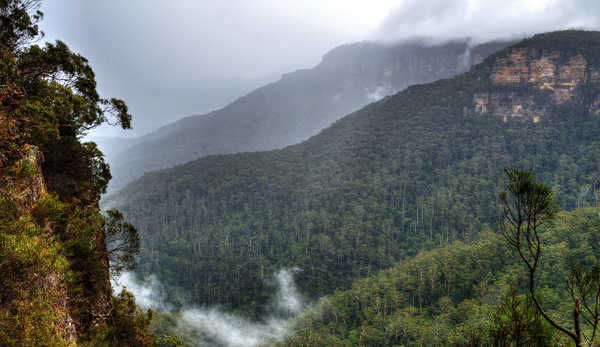 poster pemandangan alam gunung Australia Mountains 1Z