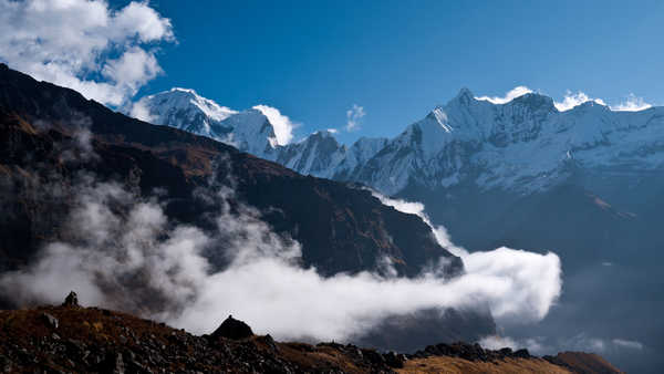 poster gunung Himalaya Mountains Mountain APC 001