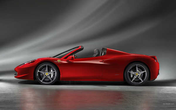 Poster Mobil Ferrari Ferrari 458 Spider APC001