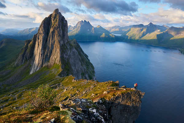 poster gunung Norway Mountains Scenery Fjordgard Segla Mountain 1Z