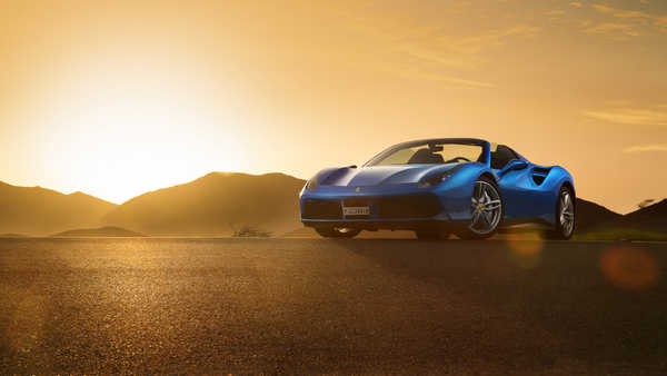 Poster Mobil Ferrari 488 Spider Ferrari Ferrari 488 Spider APC005