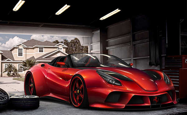Poster Mobil Ferrari Ferrari Ferrari F12berlinetta APC