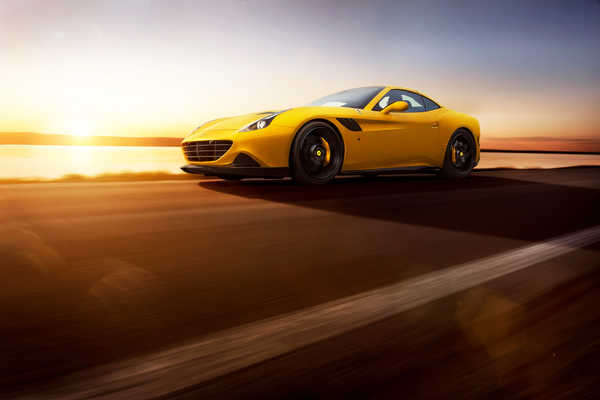 Poster Mobil Ferrari Roads California 1ZM