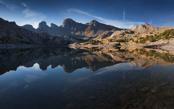 poster gunung lac d 039 allos lac dallos mercantour national park lake mountains WPS