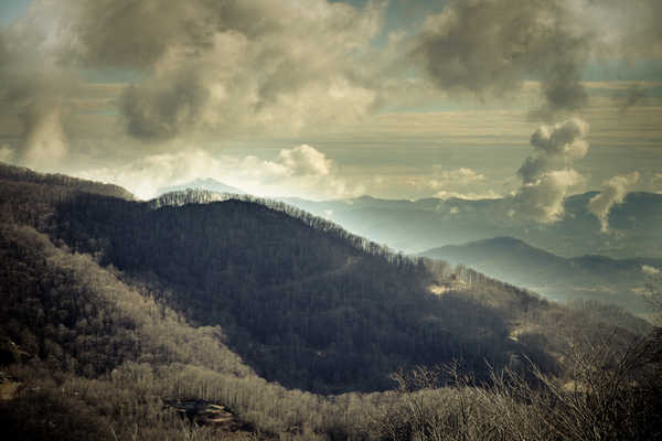 Poster Pemandangan Gunung Mountains USA Scenery 1Z