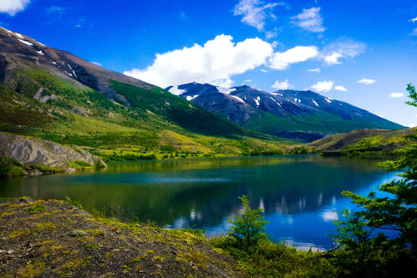 poster pegunungan Lake Mountain Nature Reflection Lakes Lake APC 001