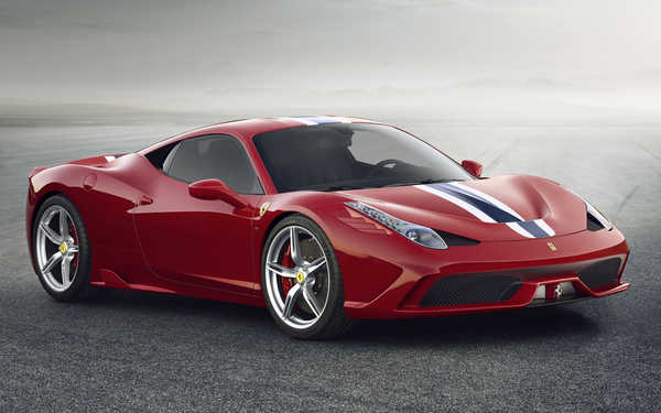 Poster Mobil Ferrari Ferrari 458 Red Car Sport Car Ferrari Ferrari 458 APC001