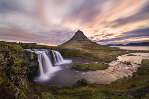 Poster Pemandangan Gunung Rivers Mountains Waterfalls Iceland Kirkjufell 1Z