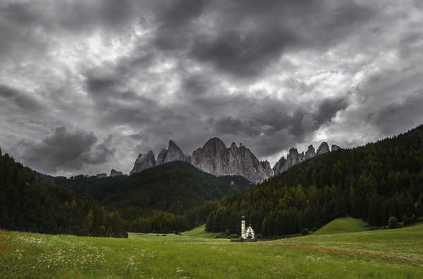 poster gunung Mountains Grasslands 1Z 001