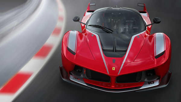 Poster Mobil ferrari fxx k race car 4k ferrari 1737WPS