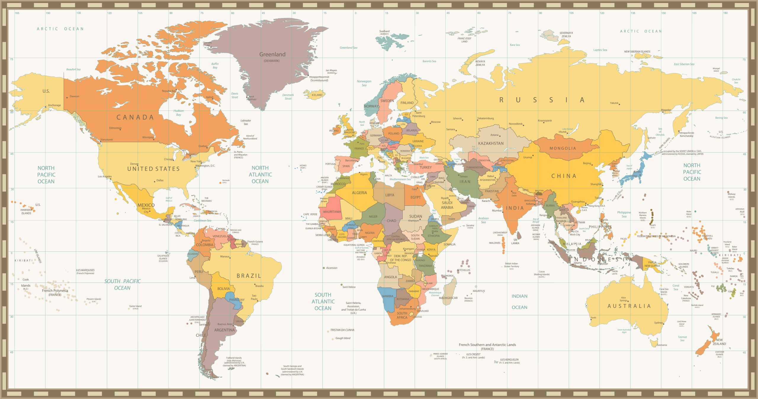 Peta Dunia world maps 035