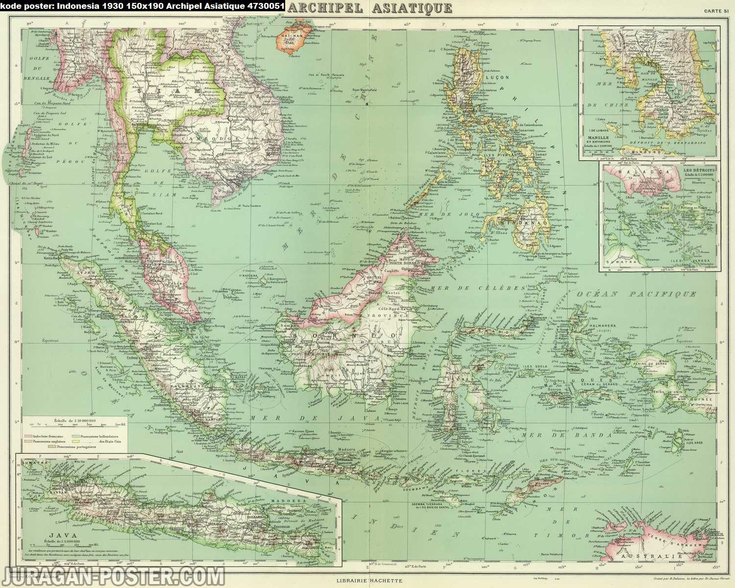 peta indonesia kuno tahun 1930