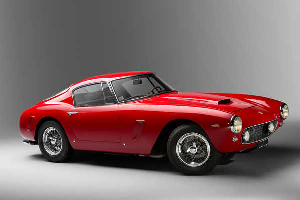 Poster Mobil Ferrari Retro Tuning Red 1ZM002