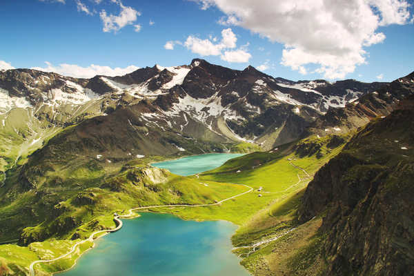 poster pemandangan alam gunung Italy Lake Mountain Mountains Mountain APC