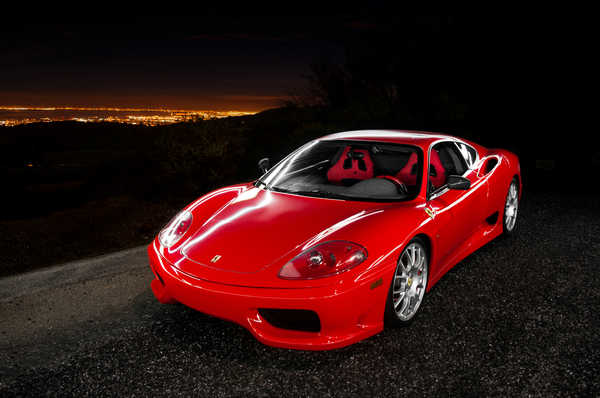 Poster Mobil Ferrari 2003 04 Challenge Stradale Pininfarina Red 1ZM