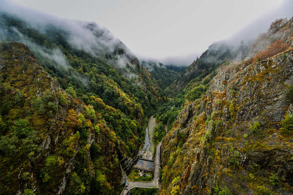 Poster Pemandangan Gunung Romania Mountains Forests 1Z