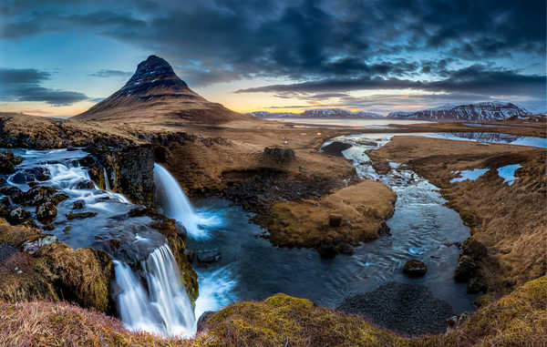 Poster Pemandangan Gunung Iceland Mountains 1Z 003