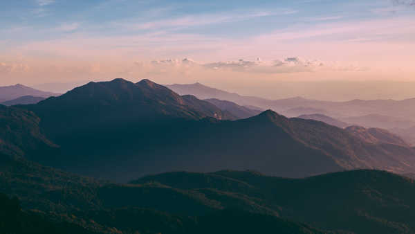 poster pemandangan alam gunung mountains cliff peak doi inthanon thailand 5k WPS