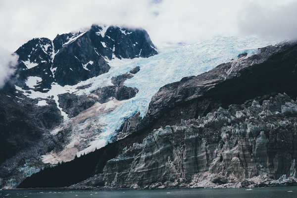 Poster Pemandangan Gunung Mountain Snow Earth Glacier APC