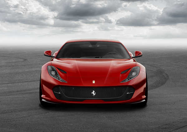 Poster Mobil ferrari 812 superfast 2018 4k 6499WPS