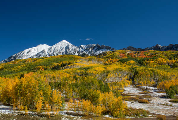 poster pemandangan alam gunung Autumn Mountains Scenery 1Z