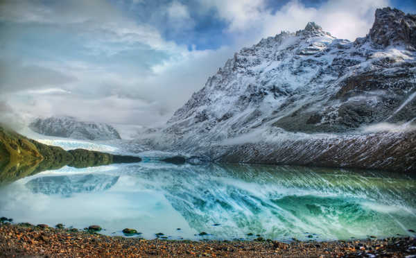 Poster Pemandangan Gunung Andes Argentina Fog Mountain Earth Andes Mountains APC