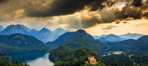 poster gunung Germany Mountains 1Z 001