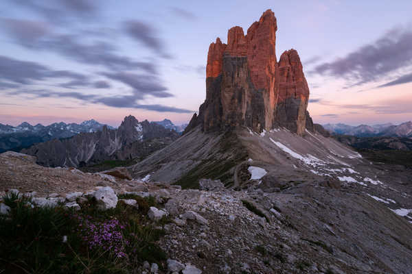 poster pegunungan Mountains Italy Dolomites Crag 1Z