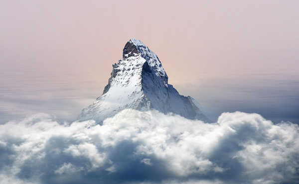 poster gunung Cloud Mountain Peak Mountains Mountain APC