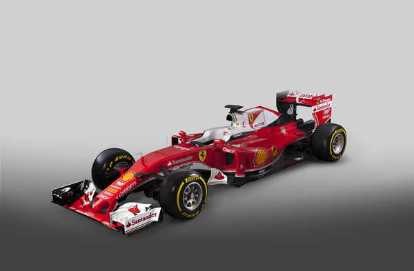 Poster Mobil Ferrari SF16 H Formula 1 Race Car Ferrari Ferrari SF16 H APC001