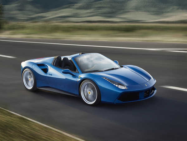 Poster Mobil Ferrari 488 Spider Ferrari Ferrari 488 Spider APC003