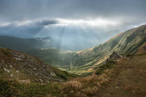 poster gunung Mountains Ukraine 1Z