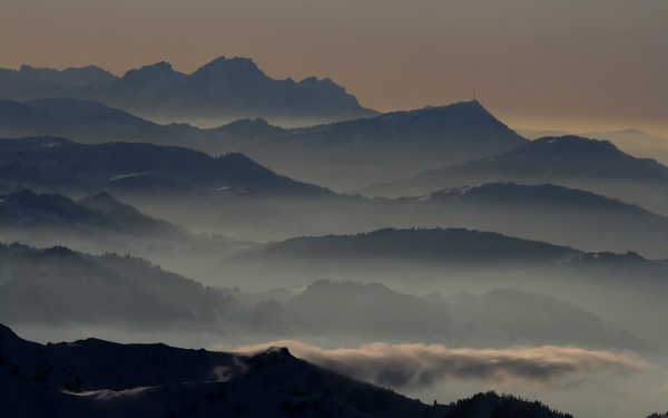 Poster Pemandangan Gunung Mountains Mountain APC 025