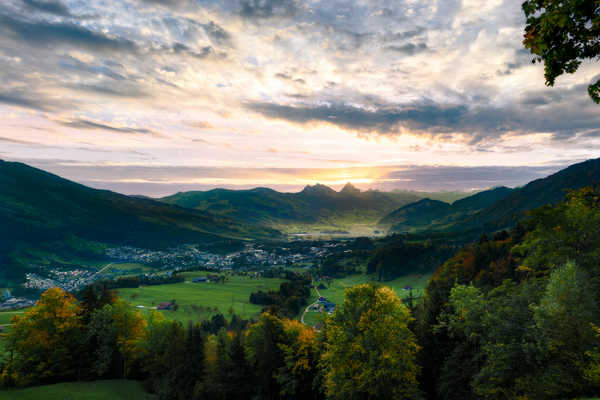 Poster Pemandangan Gunung Switzerland Mountains Lake Sky Lake Lauerz 1Z