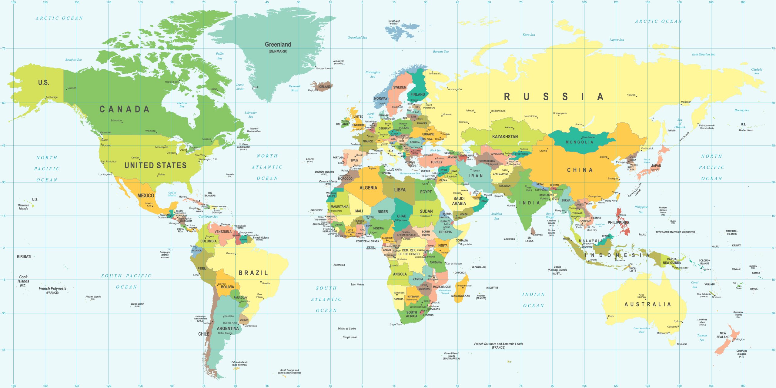 Peta Dunia world maps 002
