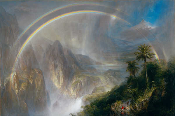 poster gunung Mountains Pictorial art Frederic Edwin Church 1Z