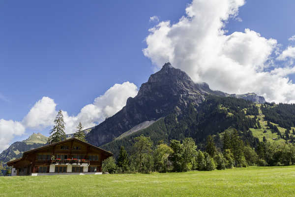 poster pemandangan alam gunung Switzerland Mountains Scenery Kandersteg Canton of 1Z