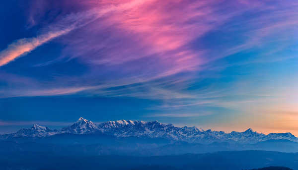 poster gunung mountains landscape colorful 4k 5k WPS