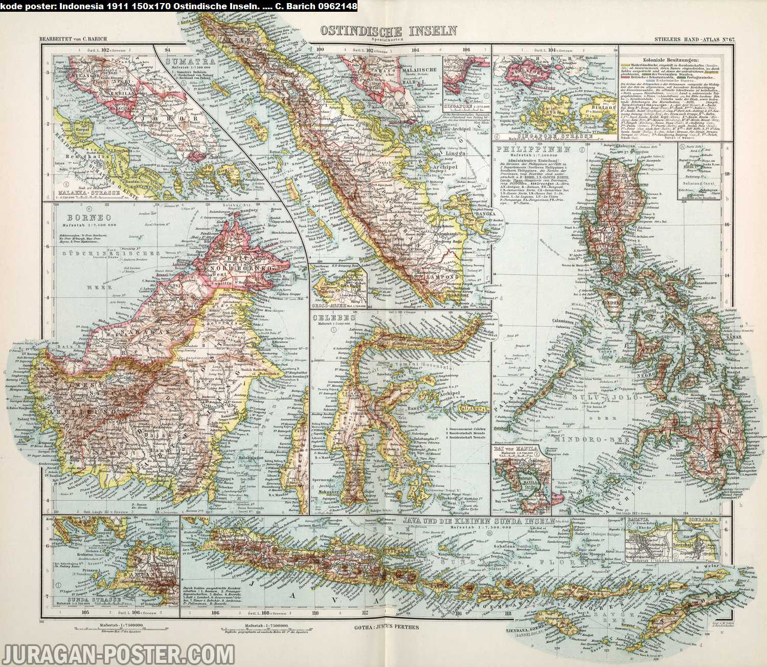 peta indonesia kuno tahun 1911
