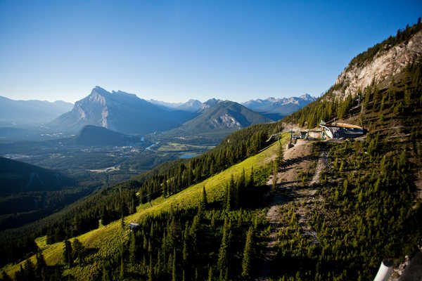 poster gunung banff national park mount norquay mountains canada WPS