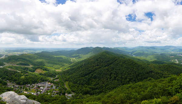 poster gunung USA Mountains Forests 1Z 002