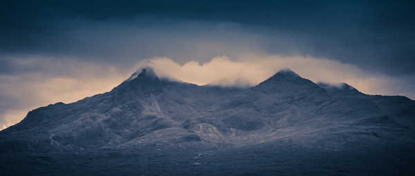 poster pemandangan alam gunung Scotland Mountains Cloud 1Z