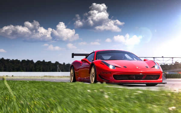 Poster Mobil racing one loma wheels ferrari 458 ferrari hd 1231WPS