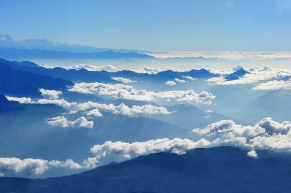 Poster Pemandangan Gunung Cloud Horizon Landscape Mountain Nature Earth Landscape APC