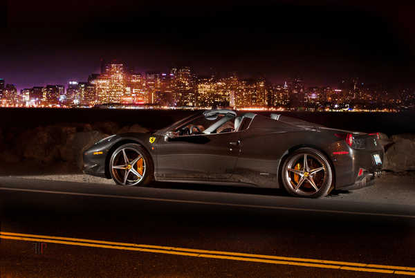 Poster Mobil Ferrari Ferrari 458 Spider APC006