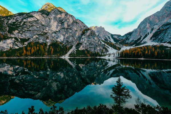 poster gunung Lake Mountain Nature Reflection Tree Earth Reflection2 APC