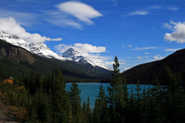 poster pemandangan alam gunung Canadian Rockies Mountains Mountain APC 002